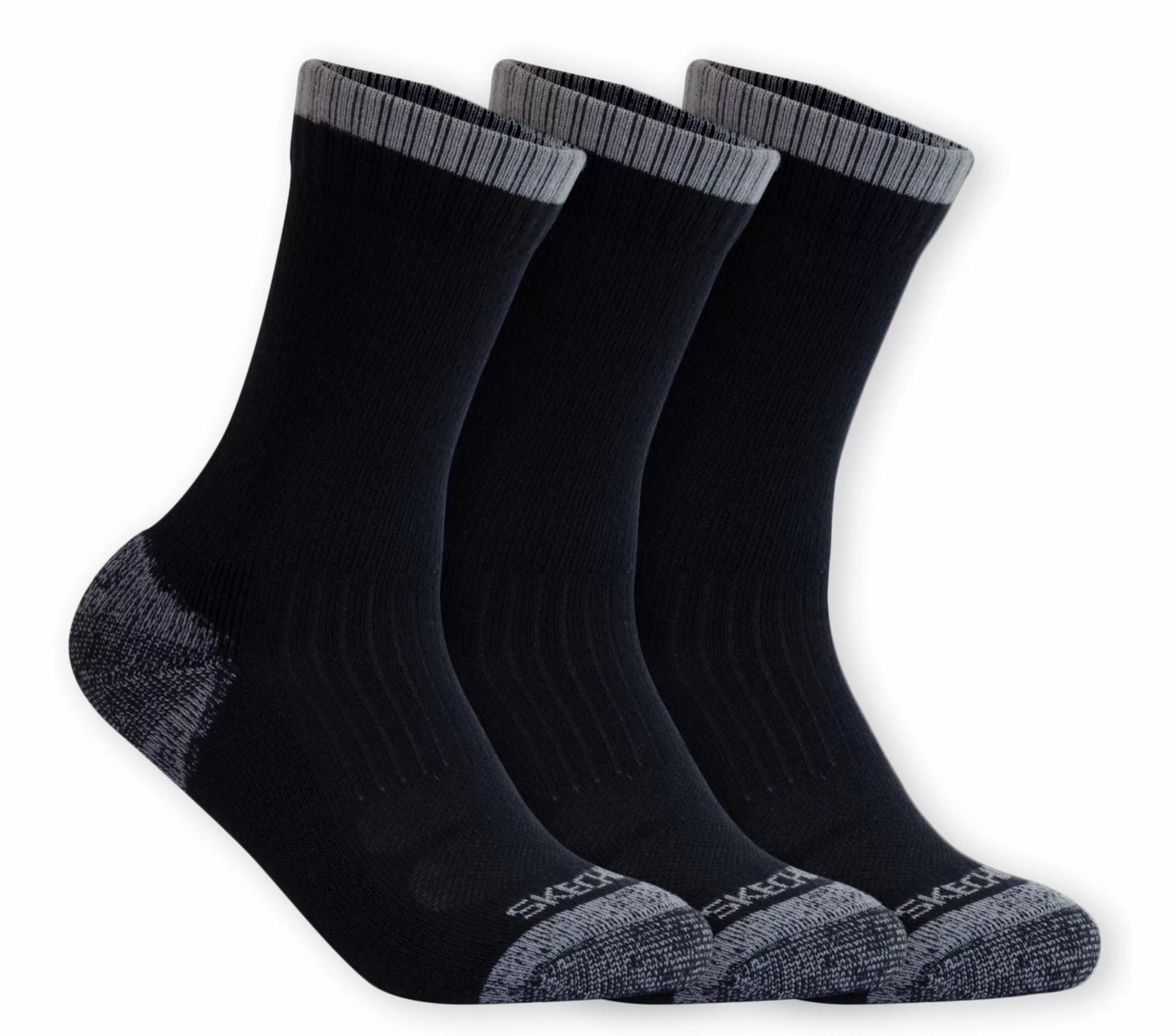 SKECHERS 3 Pack Half Terry Work Crew Socks*Women Socks | Accessories