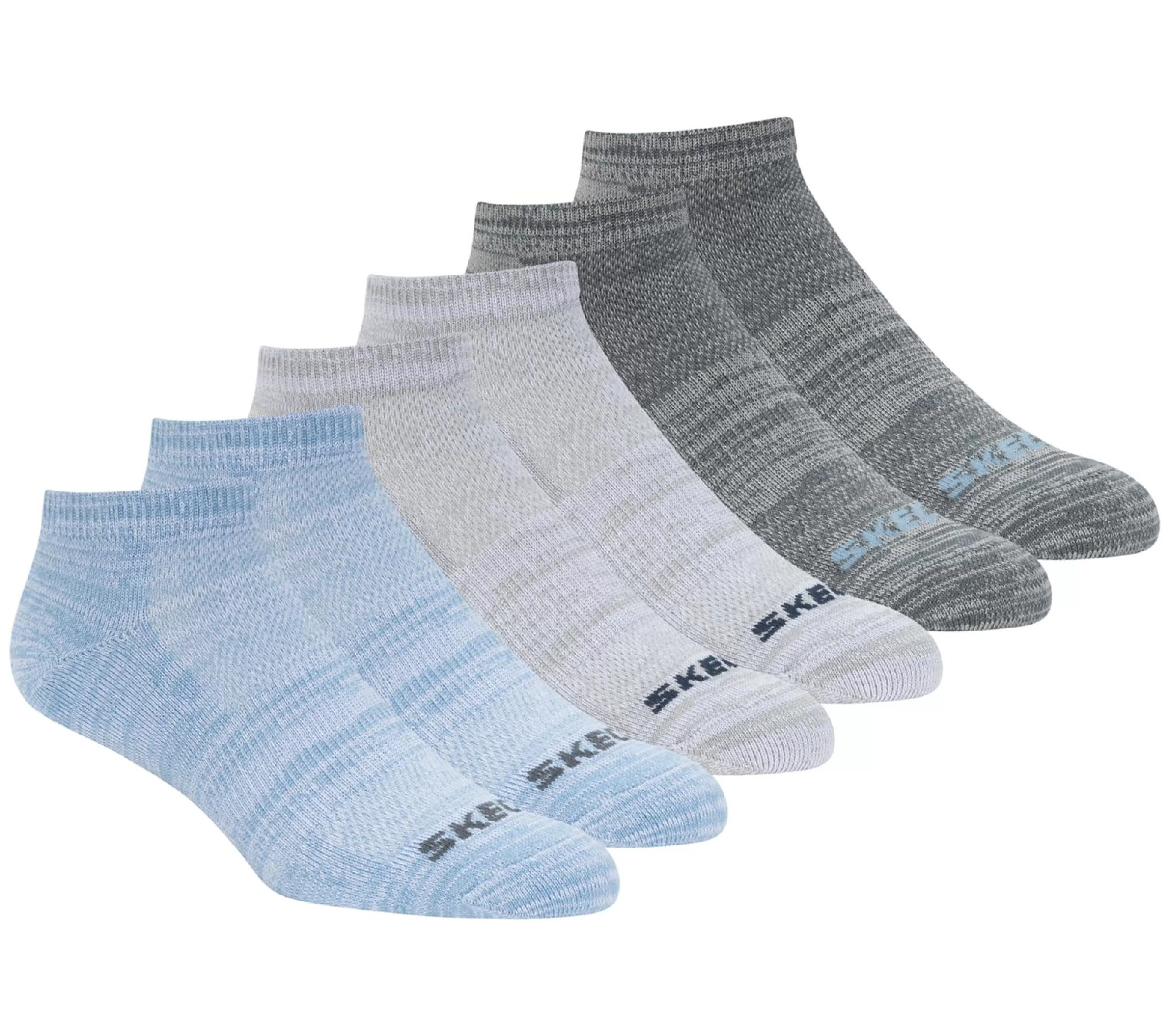 SKECHERS 6 Pack Low Cut Non Terry Socks*Kids Socks | Socks