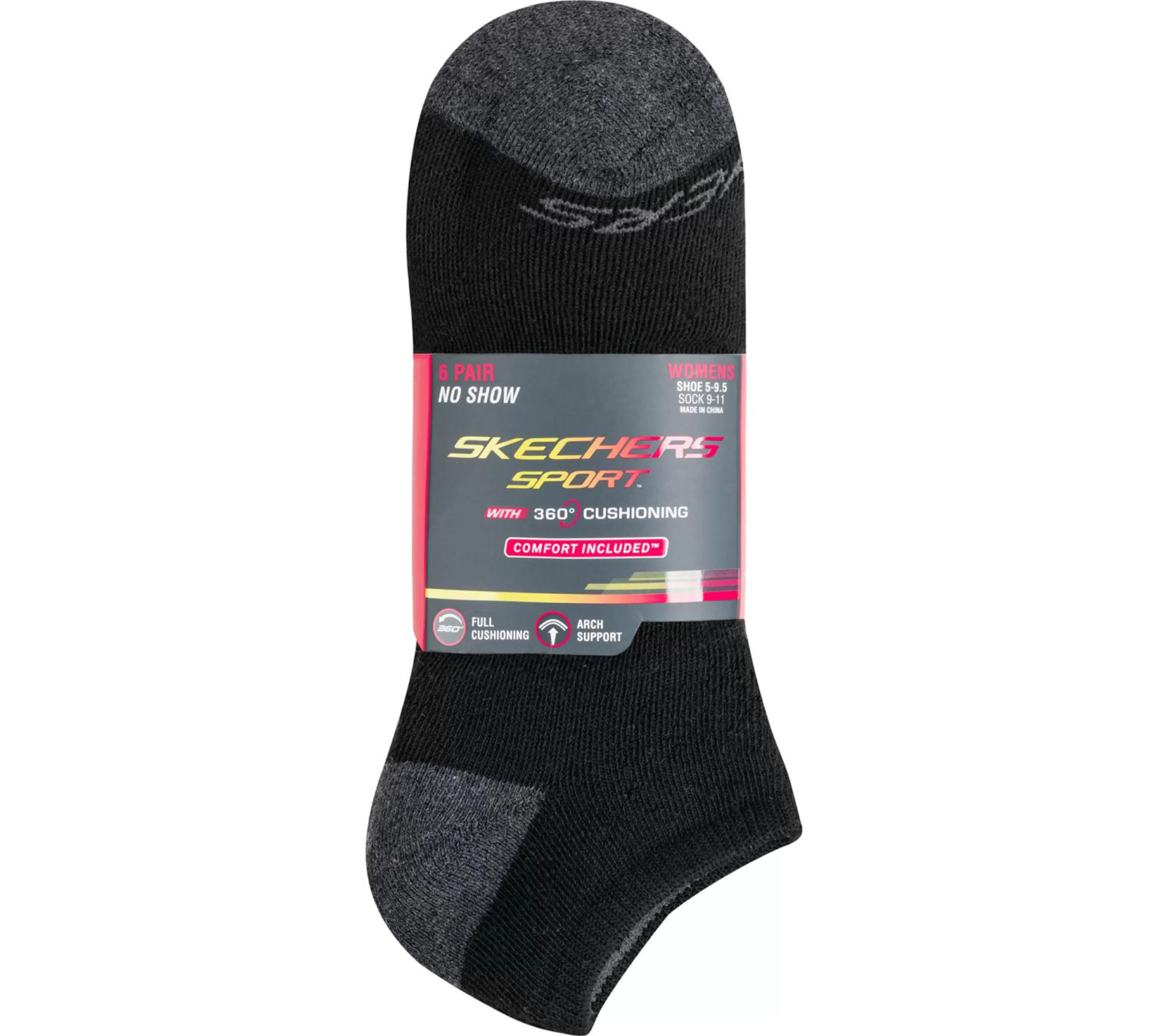 SKECHERS 6 Pack Low Cut Walking Socks*Women Socks | Accessories