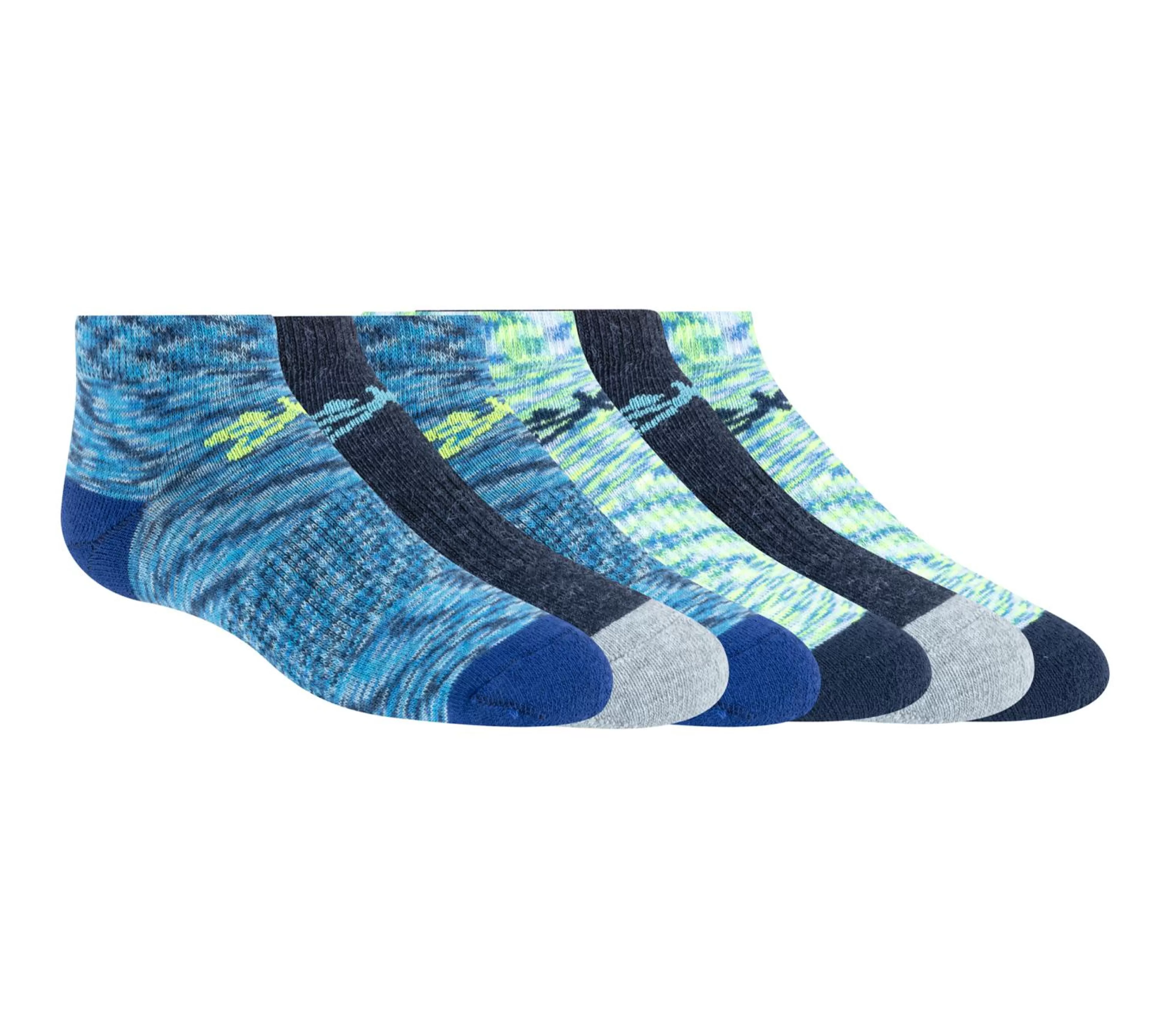 SKECHERS 6 Pack Space Dye Low Cut Socks*Kids Socks | Socks