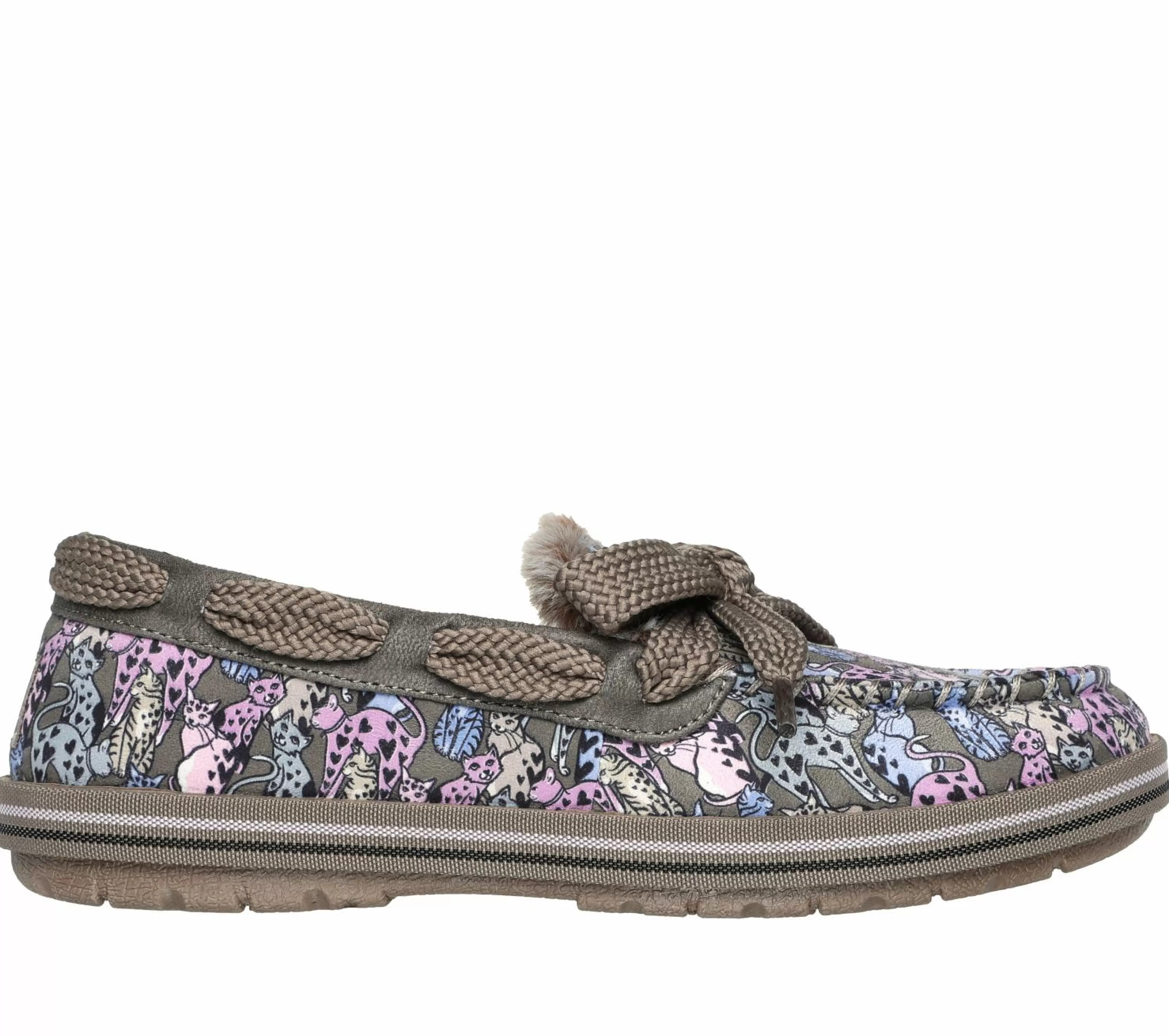 SKECHERS BOBS Too Cozy - Cats Meow*Women Slippers | Slip-Ons