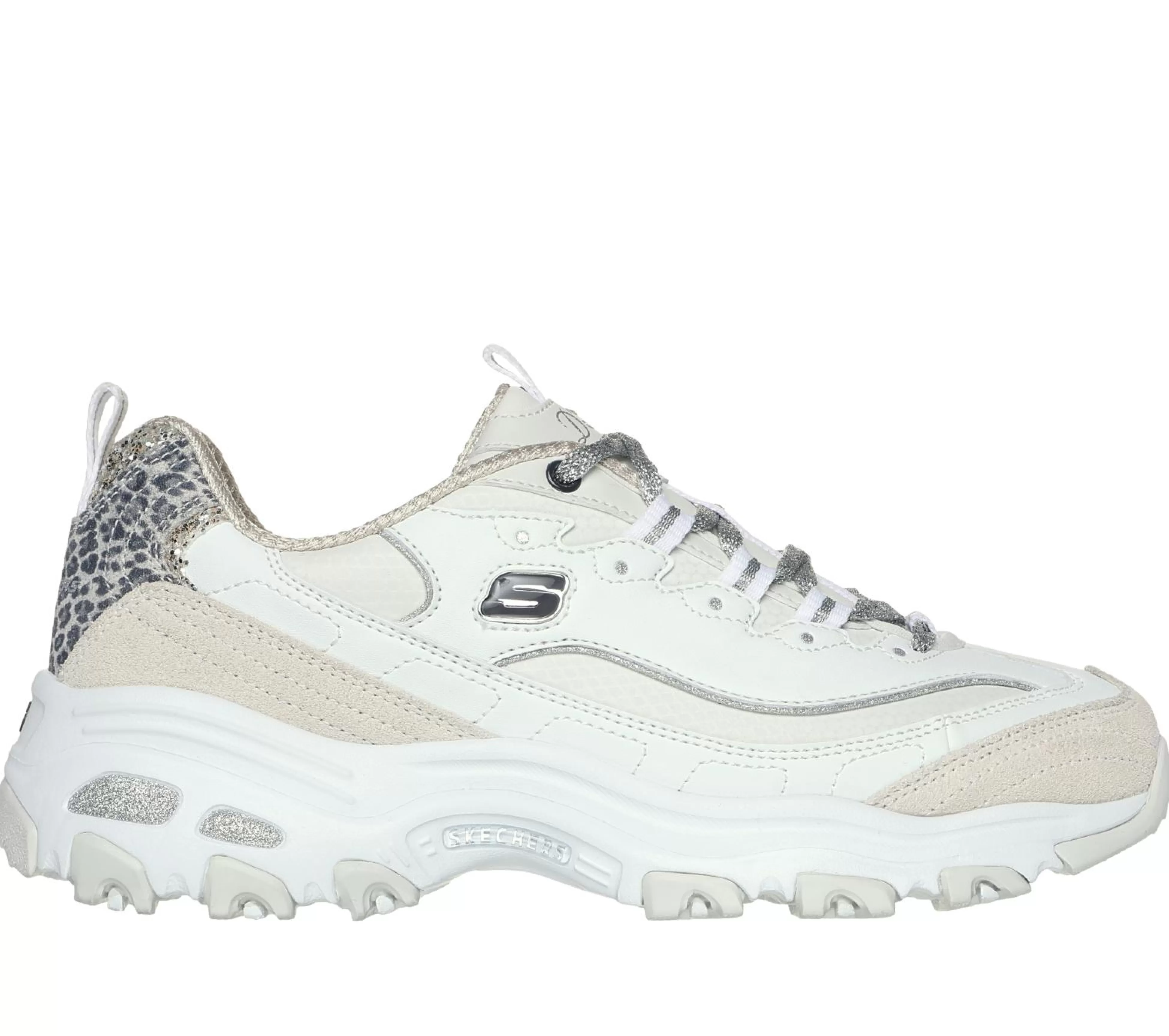 SKECHERS D'Lites - Golden Chic*Women Lace Up | Athletic Sneakers