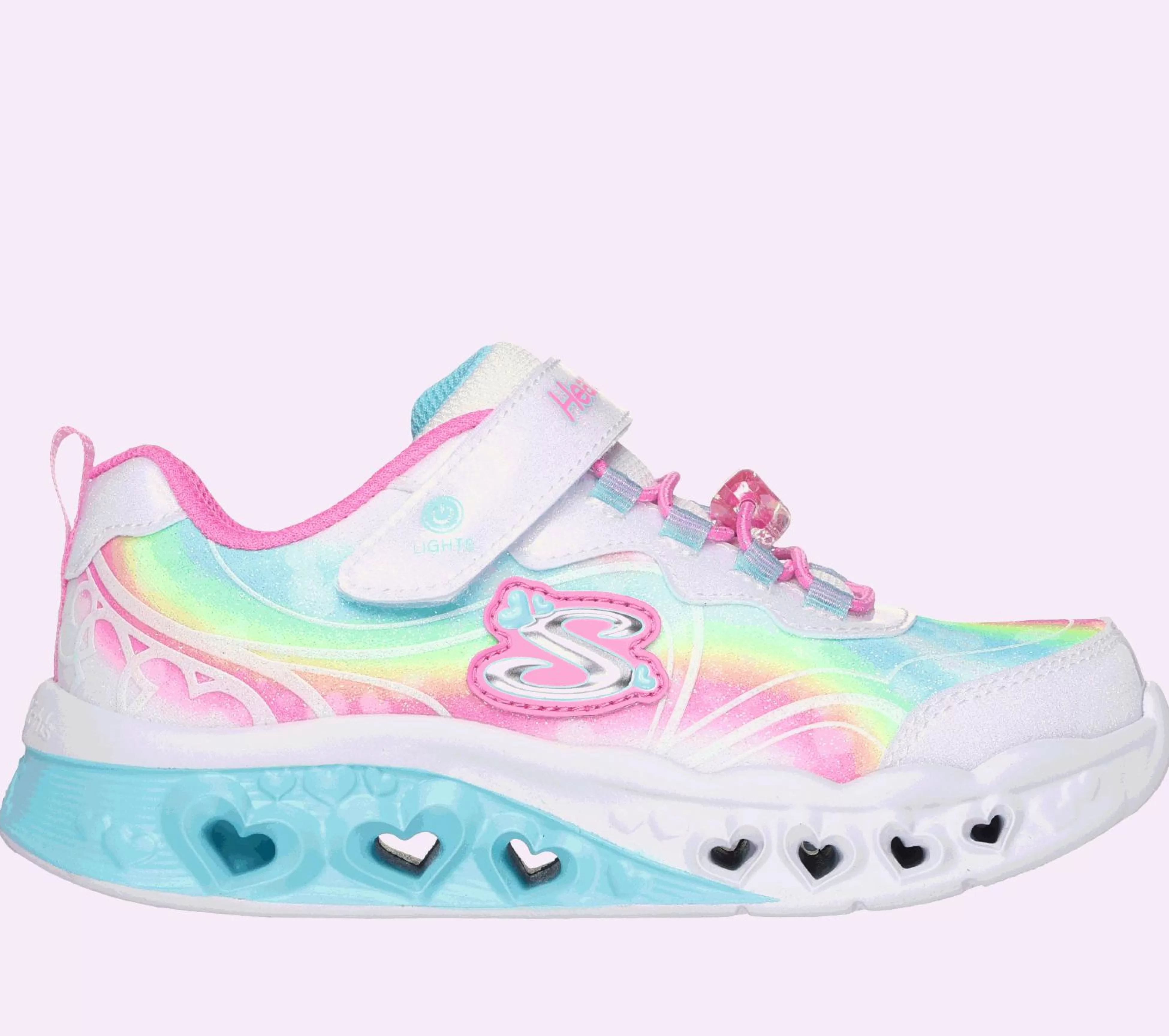 SKECHERS Flutter Heart Lights - Groovy Swirl*Kids Light-Up | Athletic Shoes & Sneakers