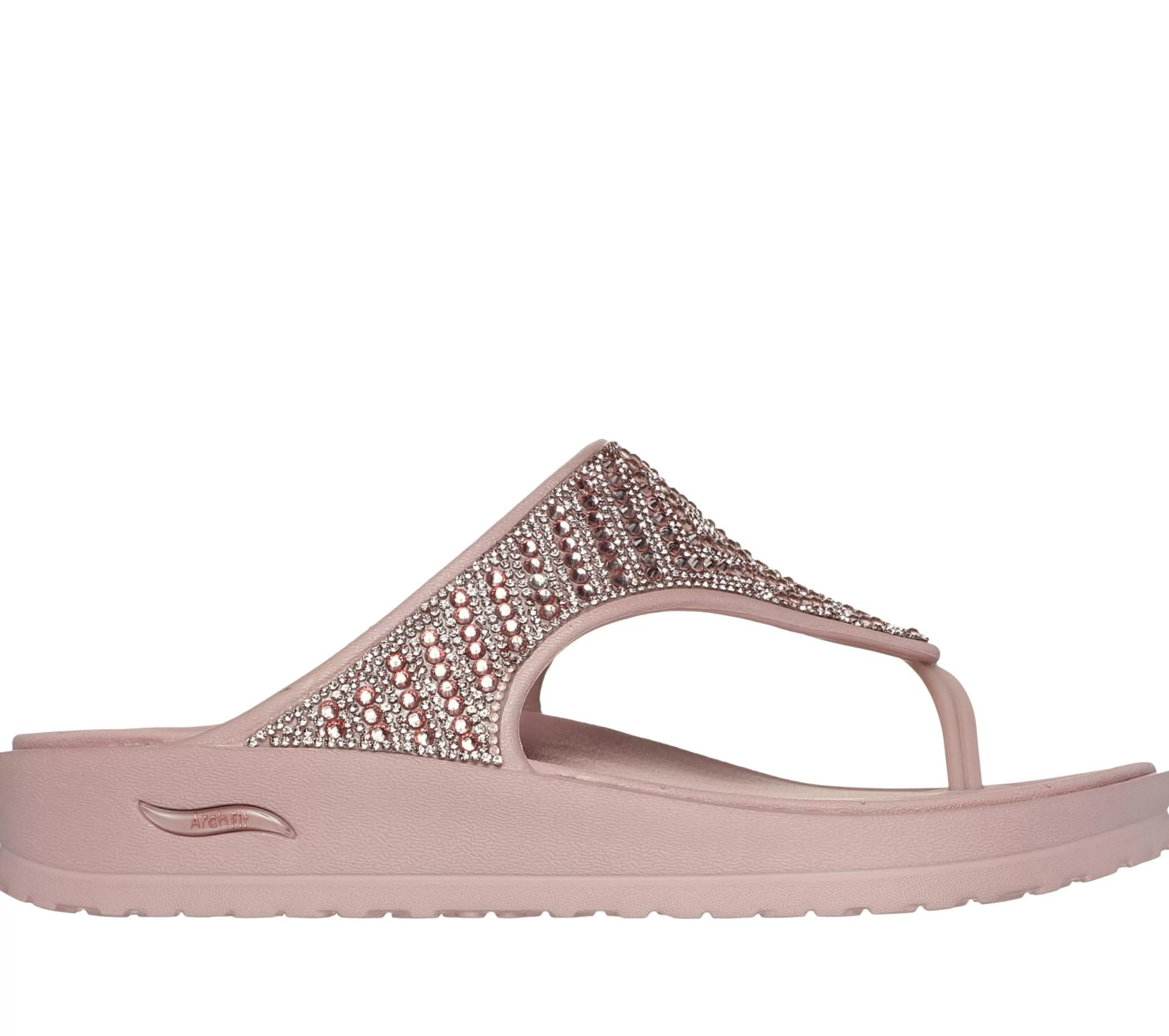 SKECHERS Foamies: Arch Fit Cali Breeze - Shine On*Women Sandals