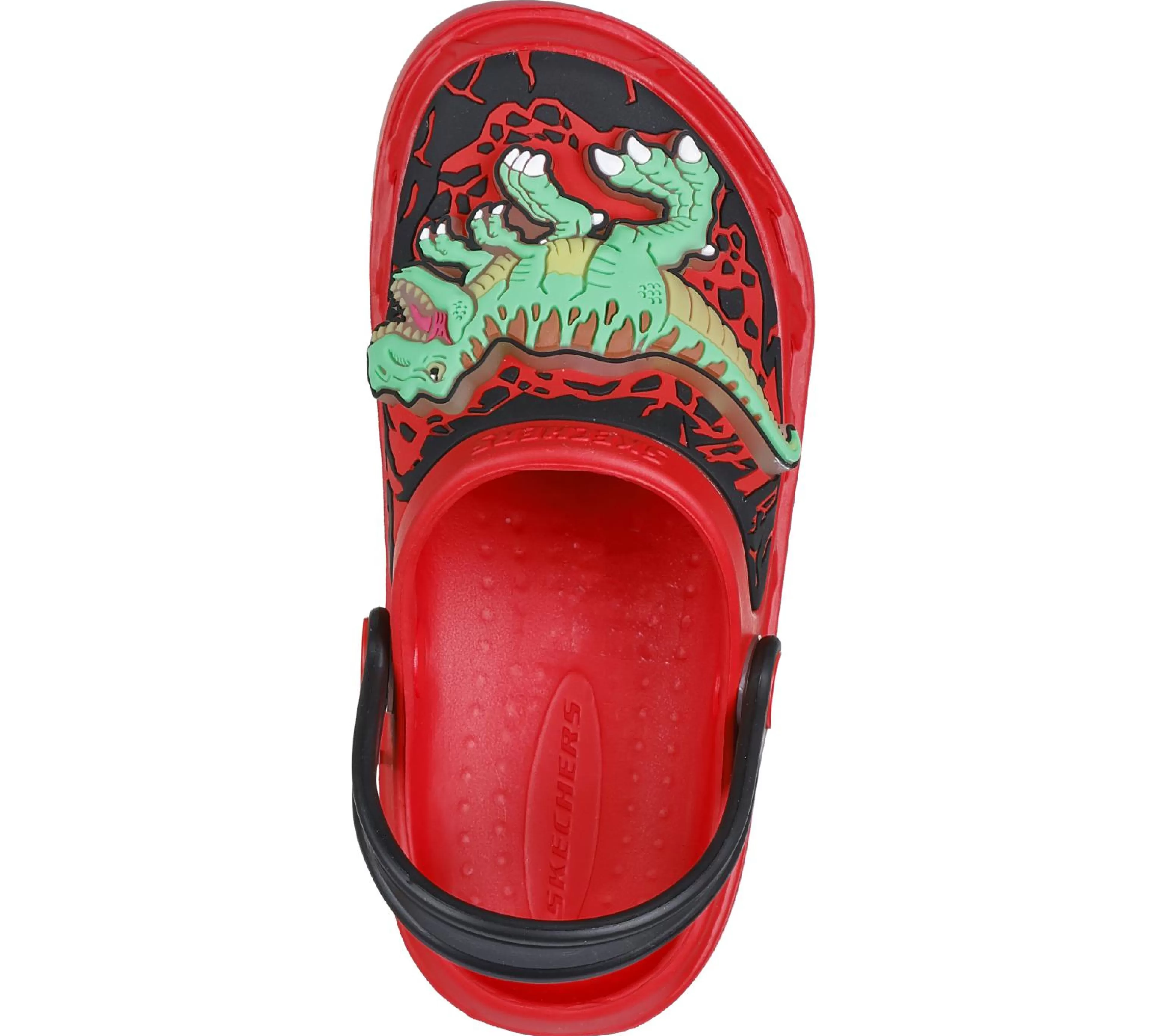 SKECHERS Foamies: Swifters - T-Rex-Brights*Kids/BOY Light-Up | Slip-Ons