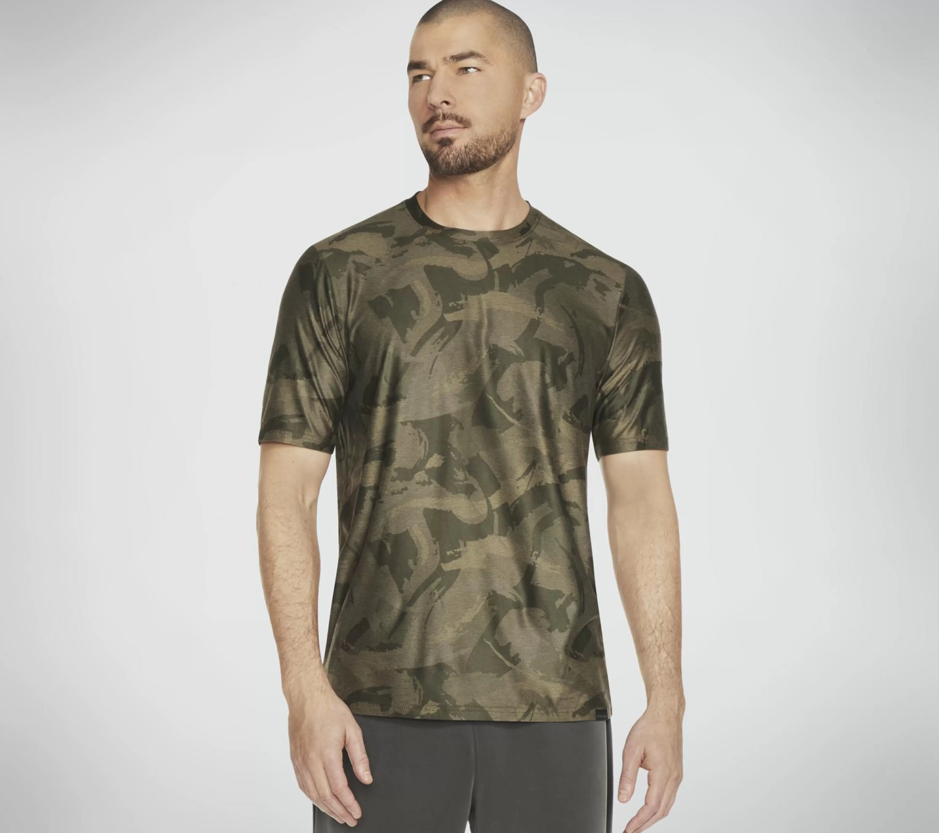 SKECHERS GO DRI All Day Camo Tee* Tops | Tops