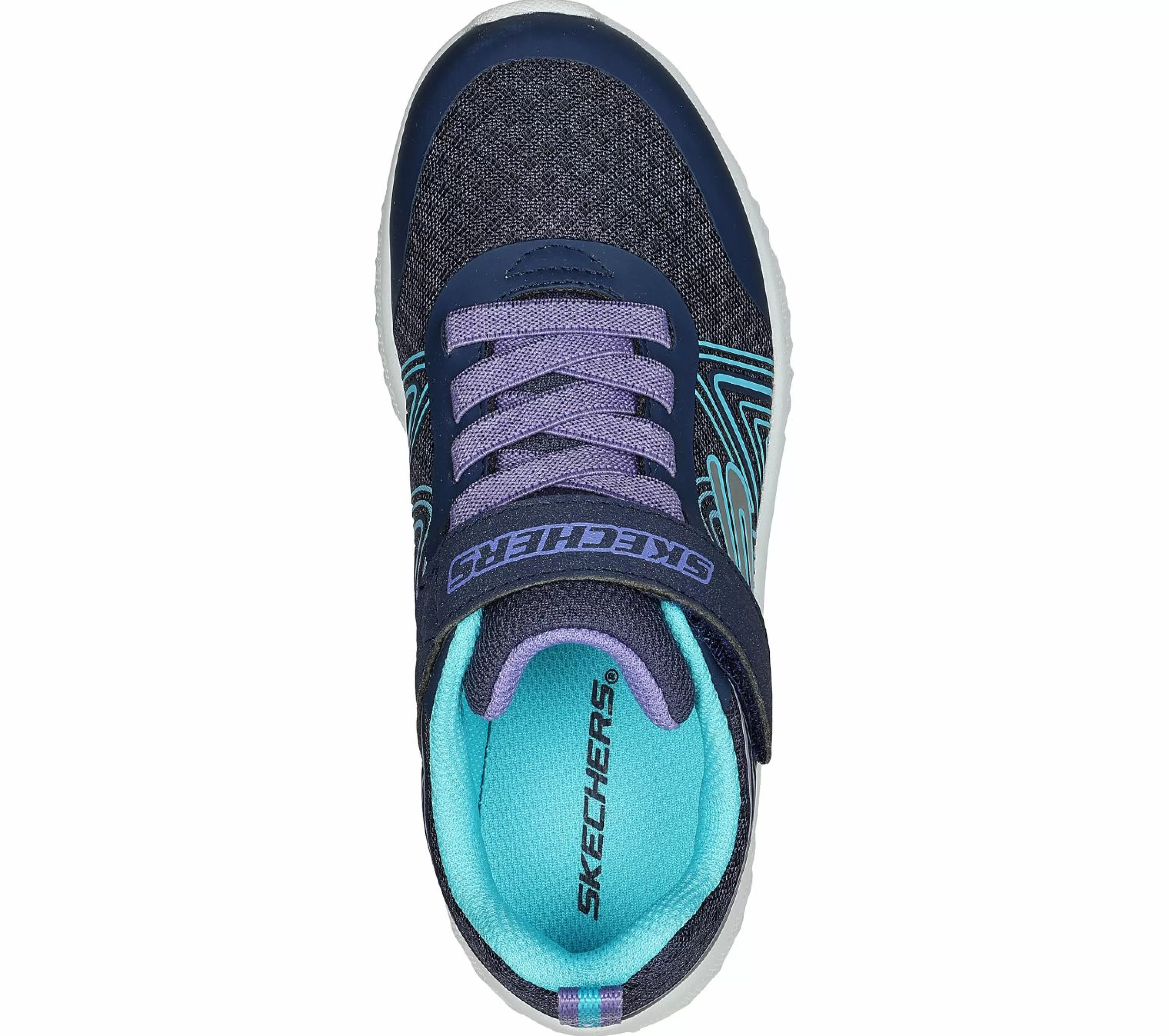 SKECHERS Microspec Plus - Swirl Sweet*Kids Athletic Shoes & Sneakers