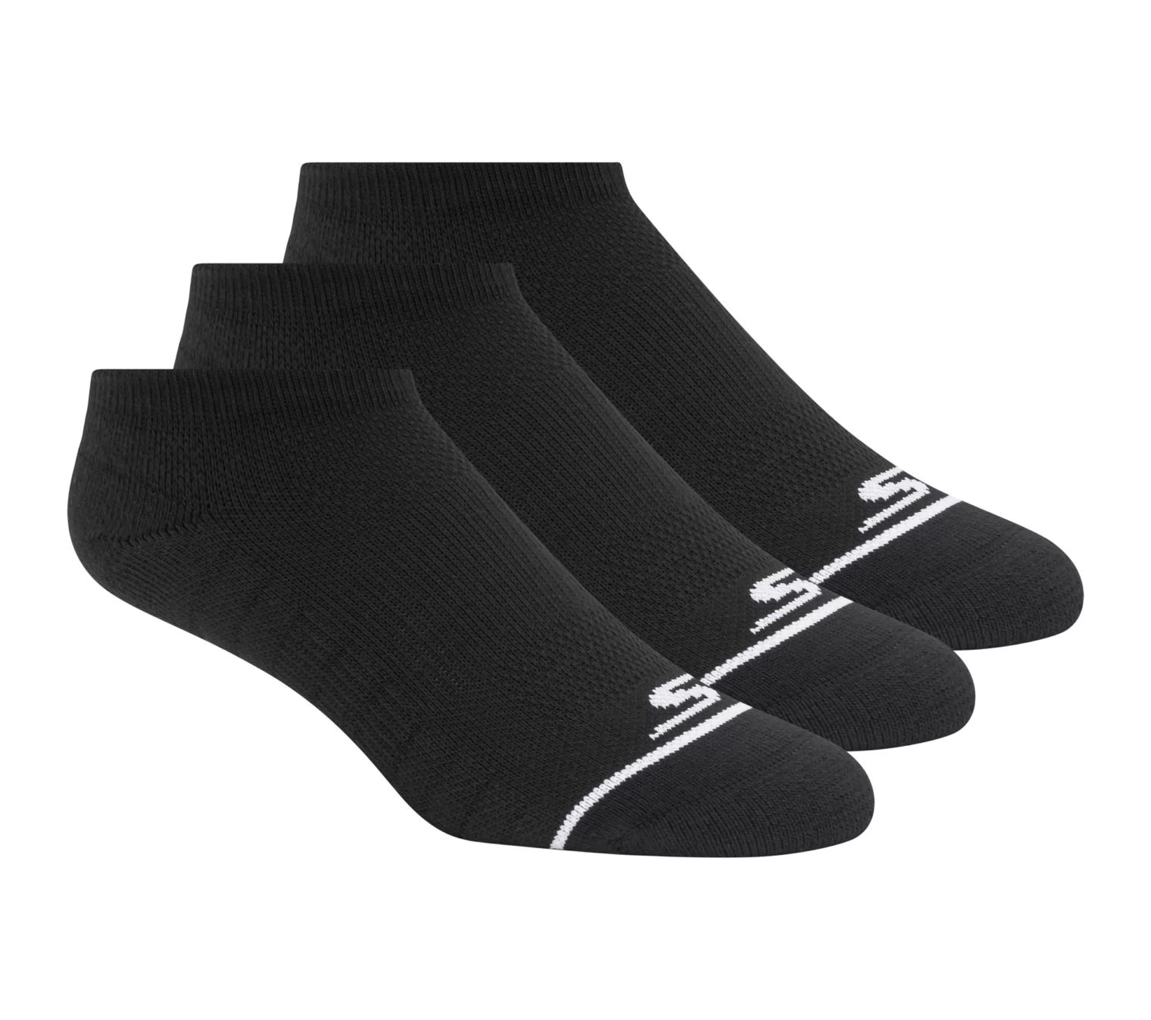 SKECHERS No Show Premium Basic Socks - 3 Pack*Women Socks | Accessories