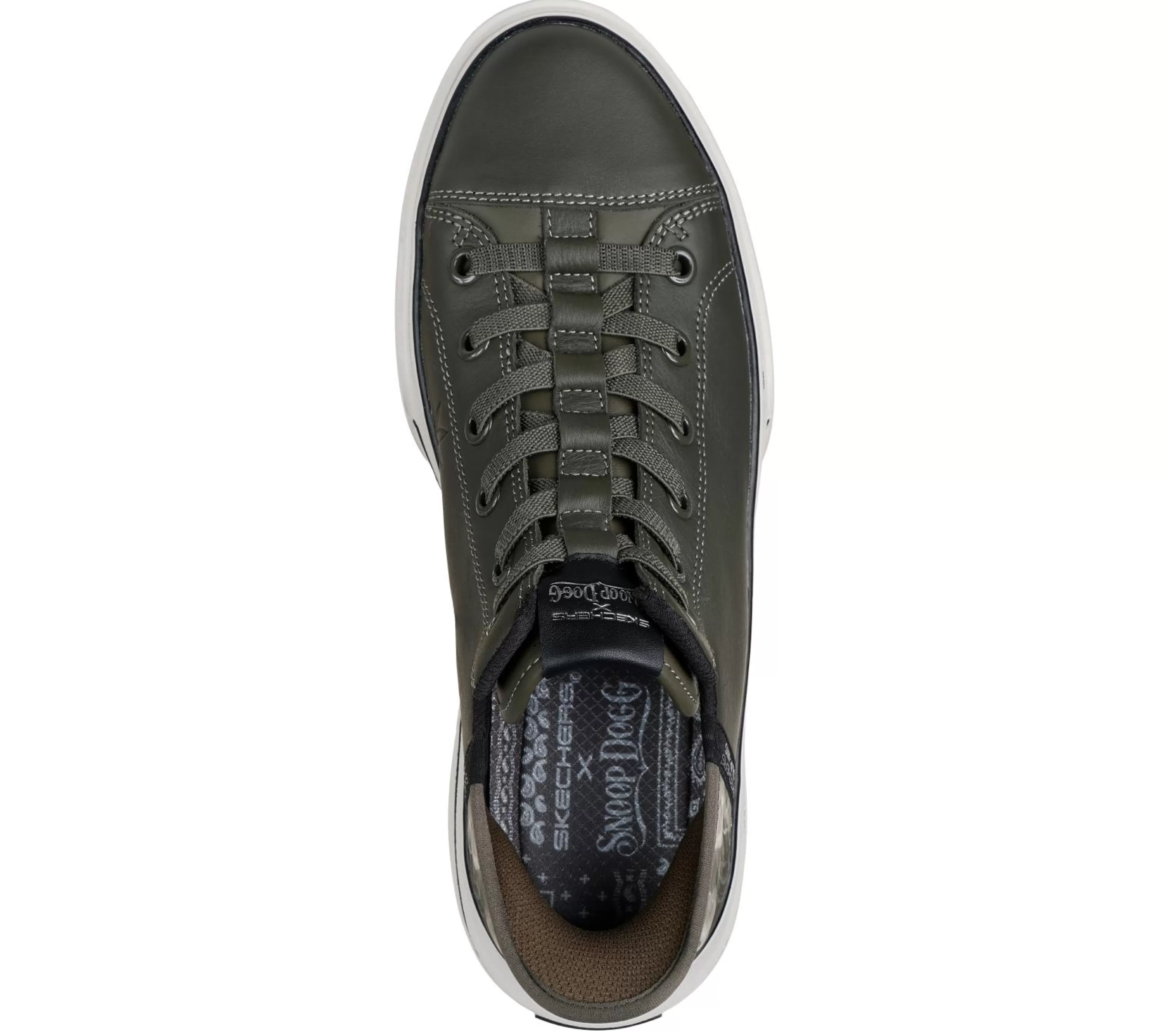 SKECHERS Premium Leather Slip-ins: Snoop One - OG* Hands Free Slip-Ins | Casual Sneakers