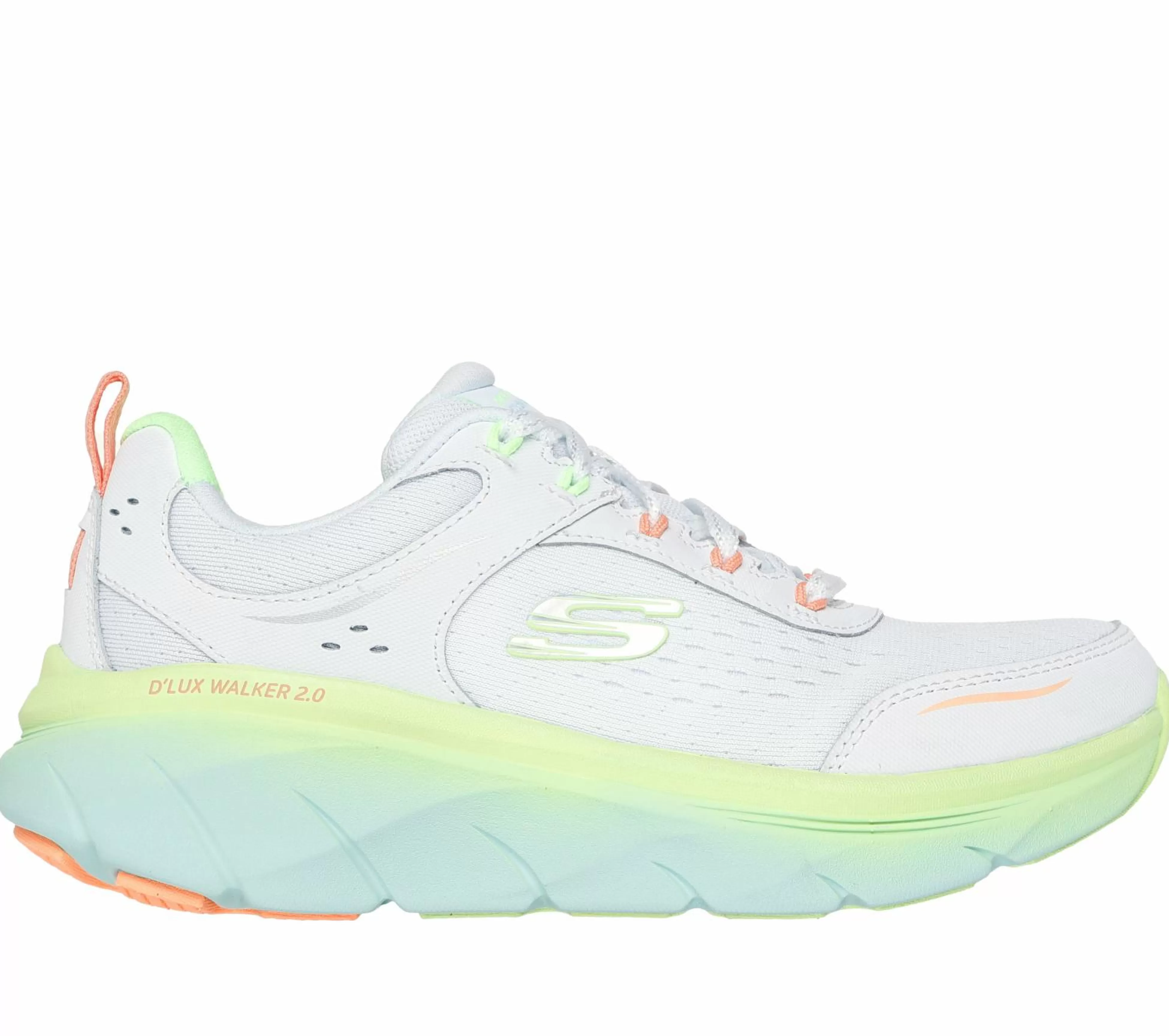 SKECHERS Relaxed Fit: D'Lux Walker 2.0 - Neon Sites*Women Lace Up | Athletic Sneakers