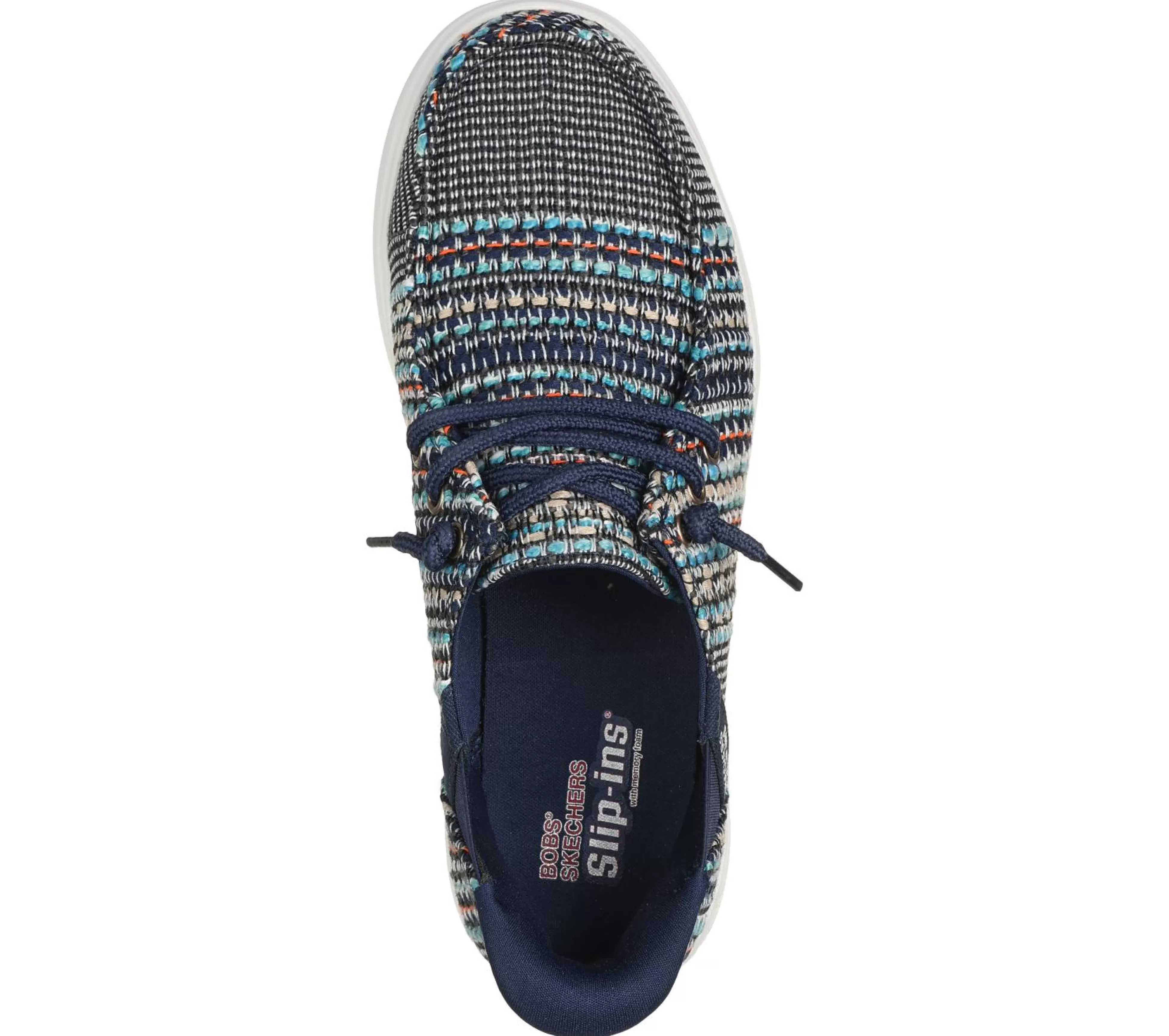 SKECHERS Slip-ins: BOBS Skip Cute - August Air*Women Boat Shoes | Hands Free Slip-Ins