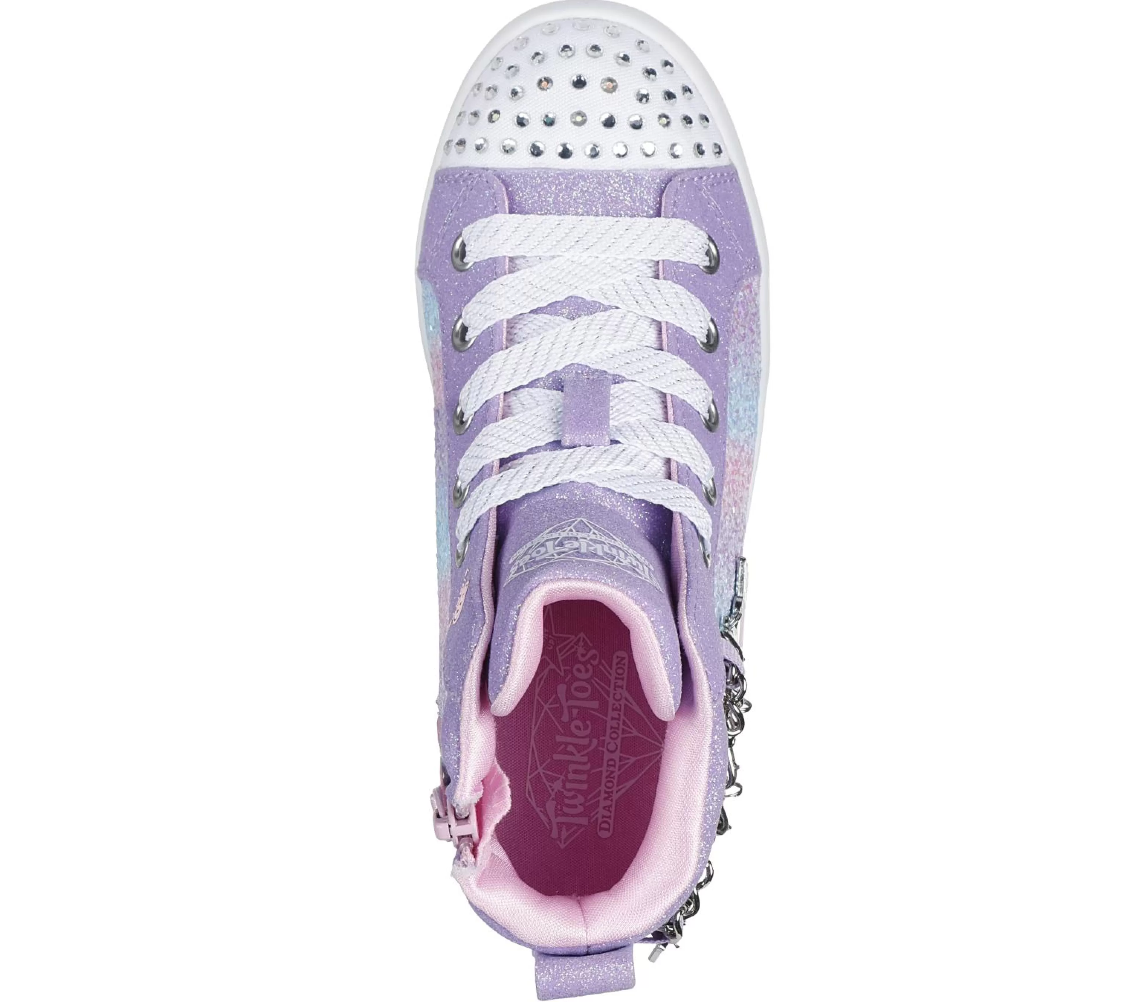 SKECHERS Twi-Lites - Charm Glitz*Kids Light-Up | Lace Ups