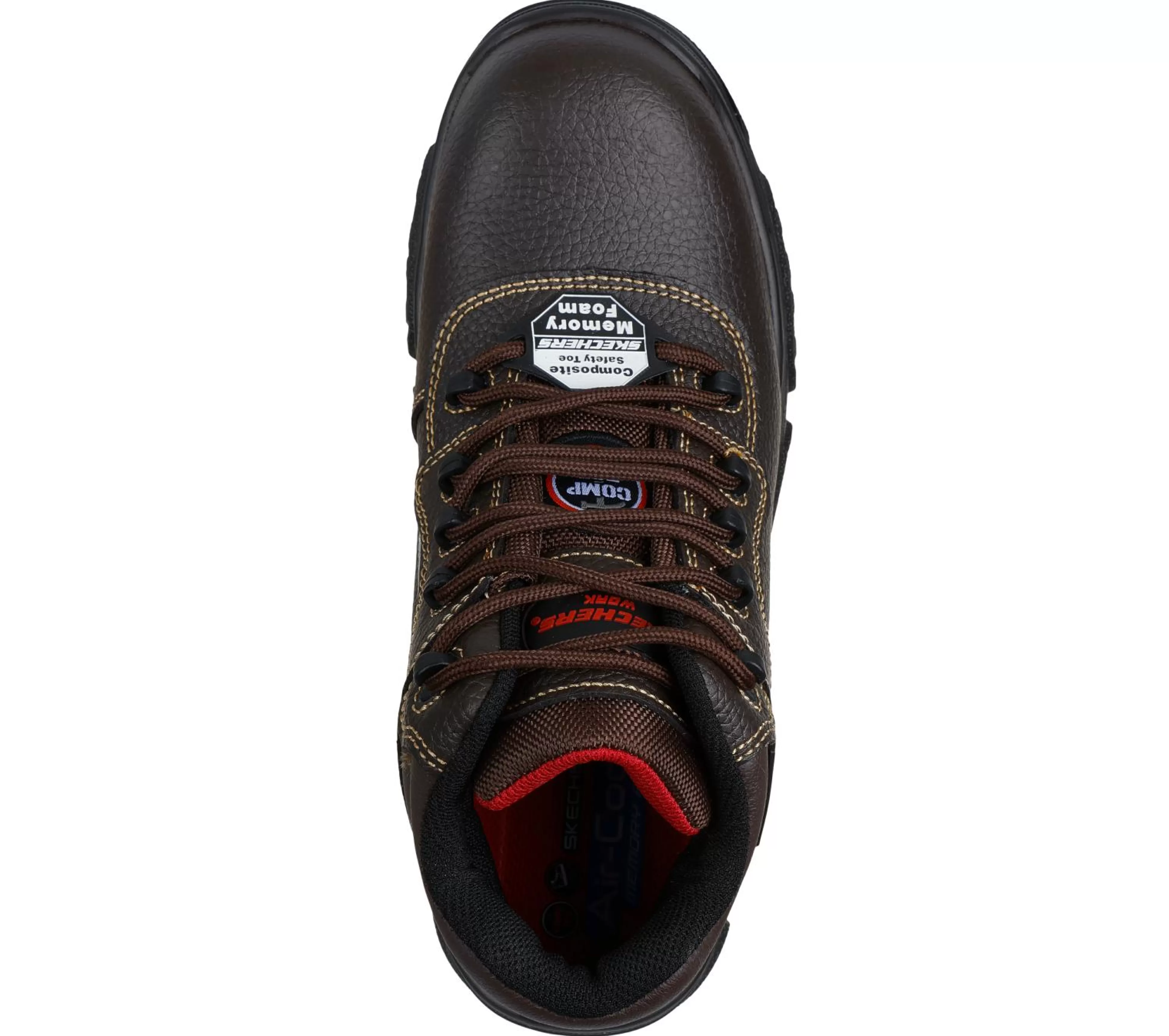 SKECHERS Work Relaxed Fit: Burgin - Sosder Comp Toe* Work & Safety | Lace Up